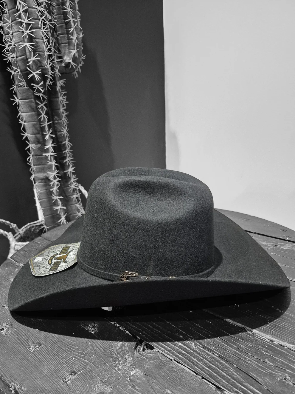 Chapeau de cowboy feutre laine noir