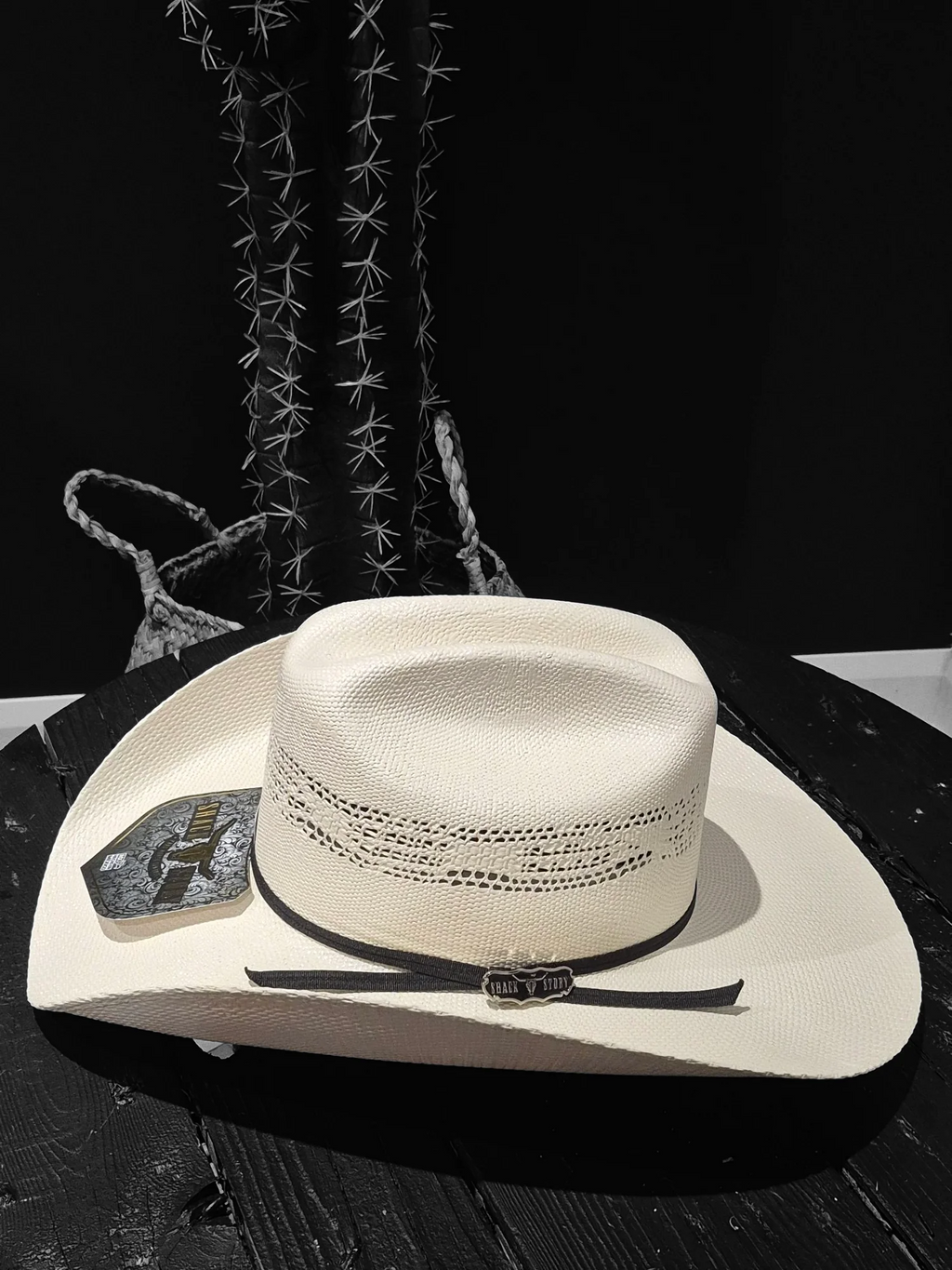 Chapeau de cowboy Ivory paille