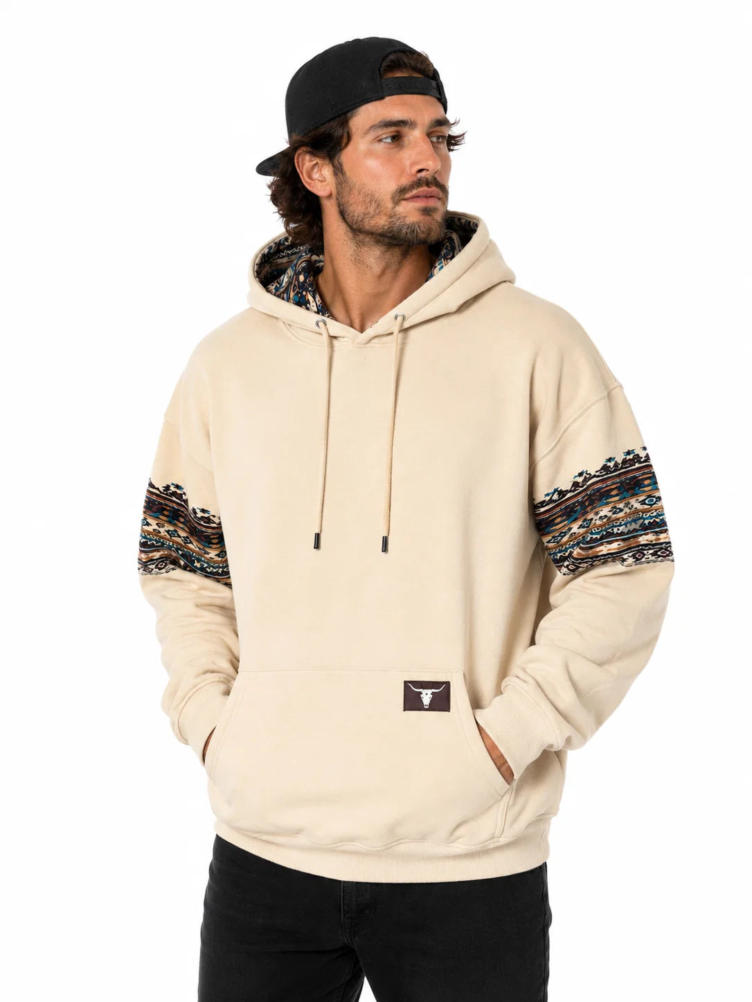 Hoodie Shack Story aztec beige