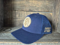 Casquette Peau de vache Rond Bleu