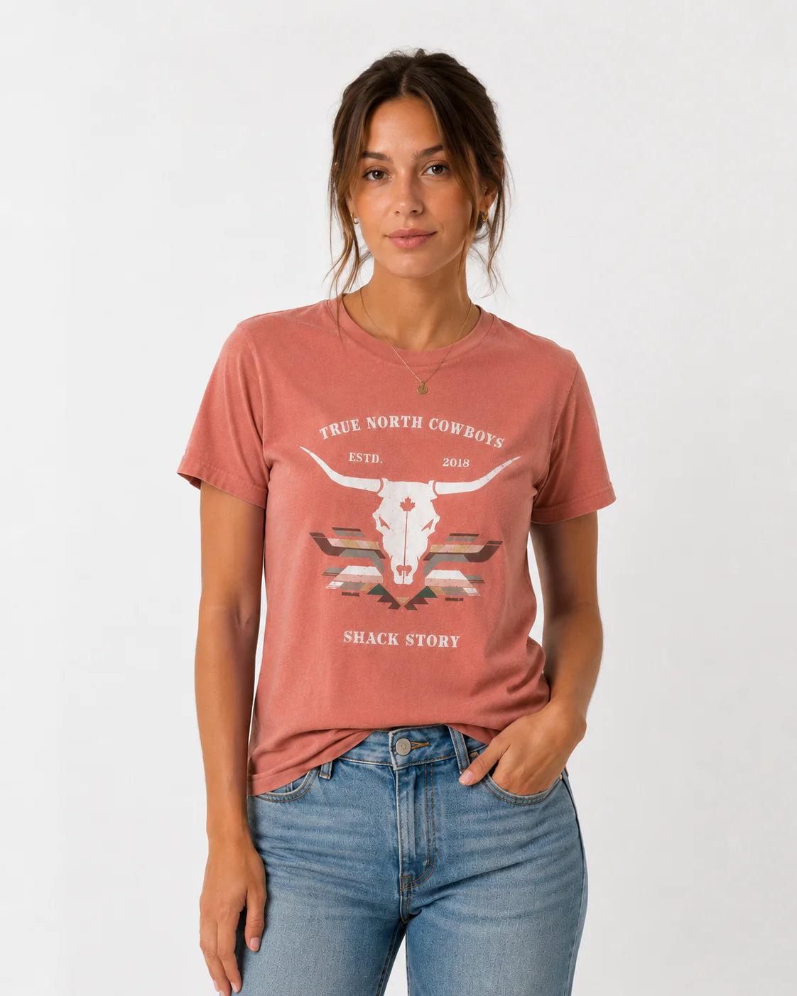 T-shirt Sandskull Terracotta