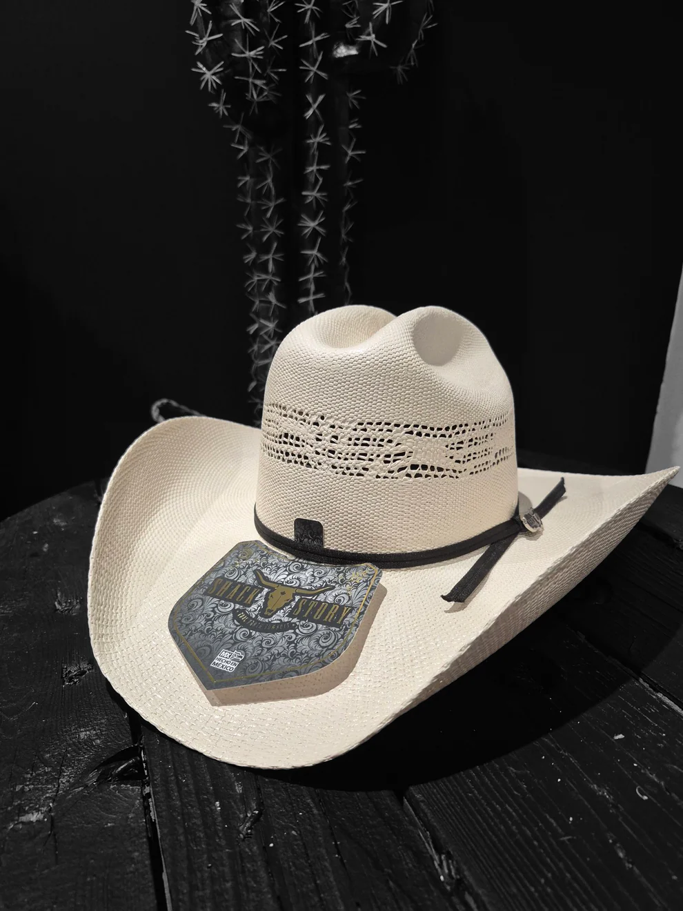 Chapeau de cowboy Ivory paille