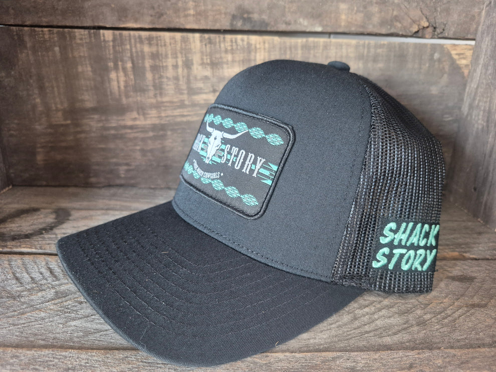 Casquette Patch Aztec Turquoise Ponytail