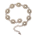 Ceinture Chain Concho Copper blanc