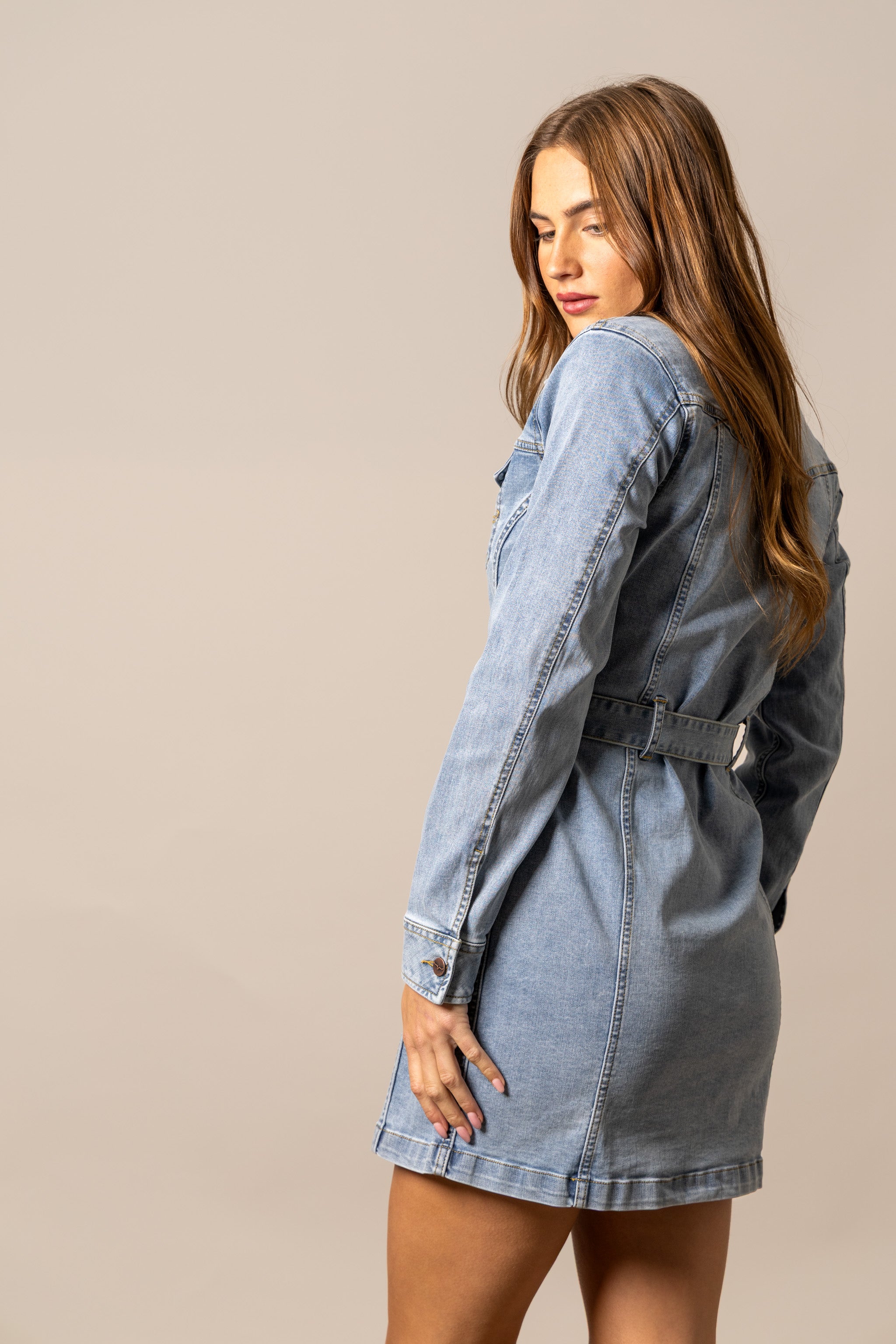 Robe en denim Winslow Trucker – Indigo